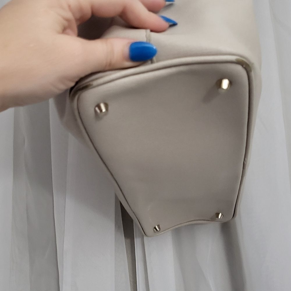 Off white Furla Top Handle Bag Large Tote shoulder bag women's - Picture 5 of 16